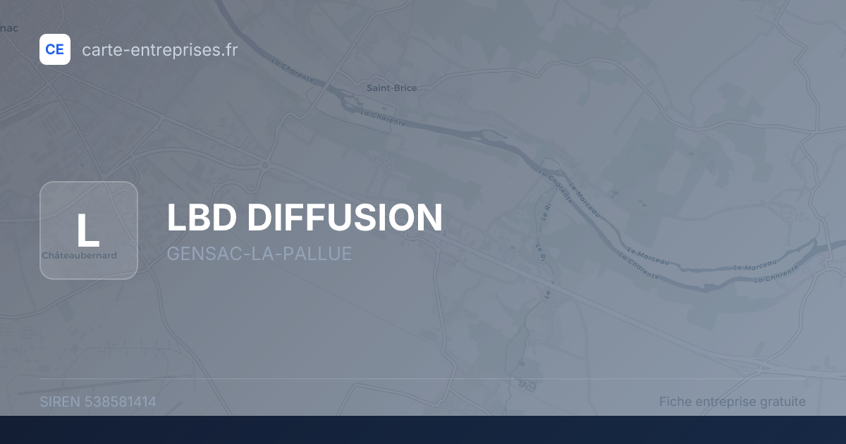 LBD DIFFUSION — 538581414 — fiche entreprise