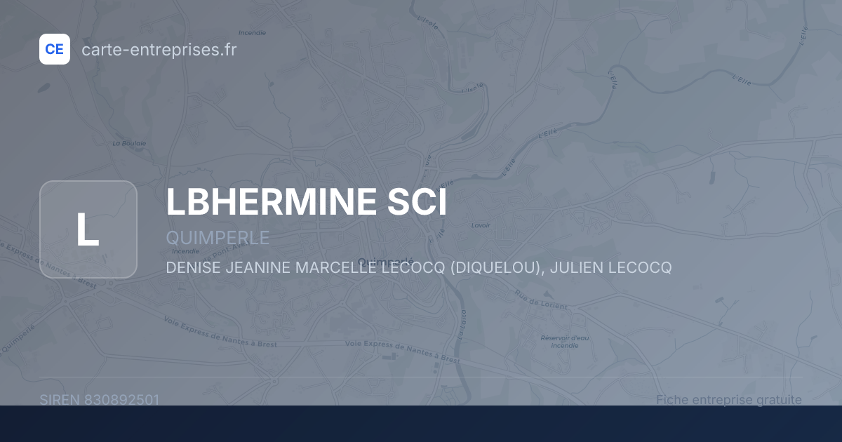 LBHERMINE SCI — 830892501 — fiche entreprise