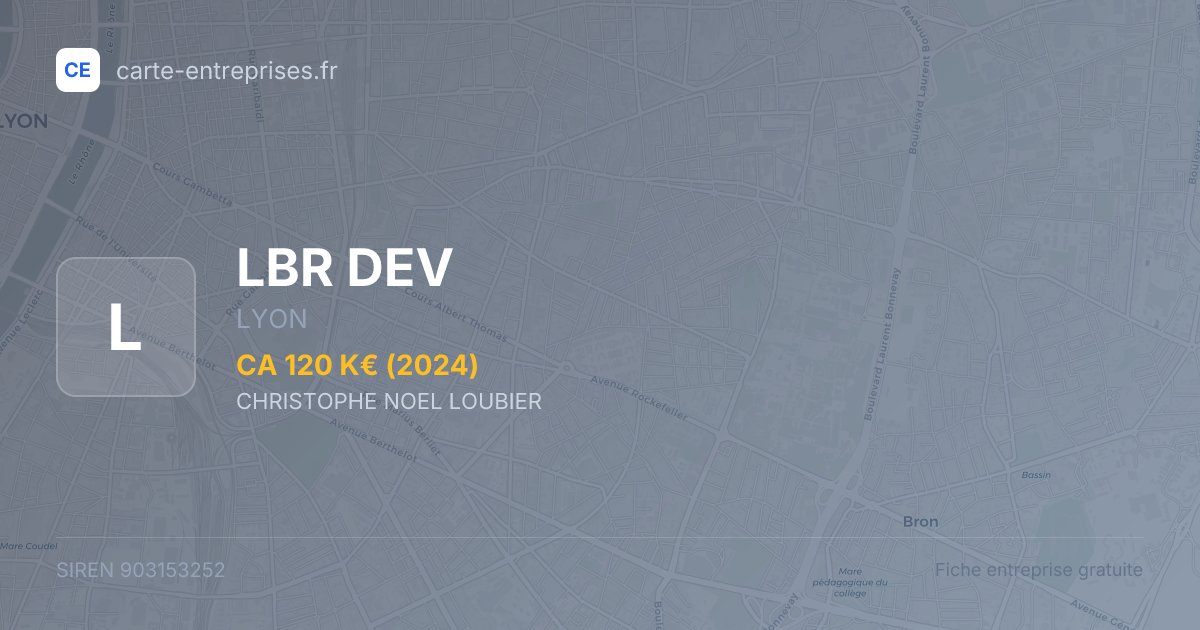 LBR DEV — 903153252 — fiche entreprise