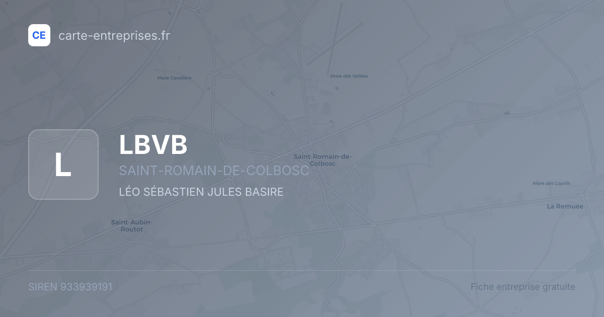 LBVB — 933939191 — fiche entreprise