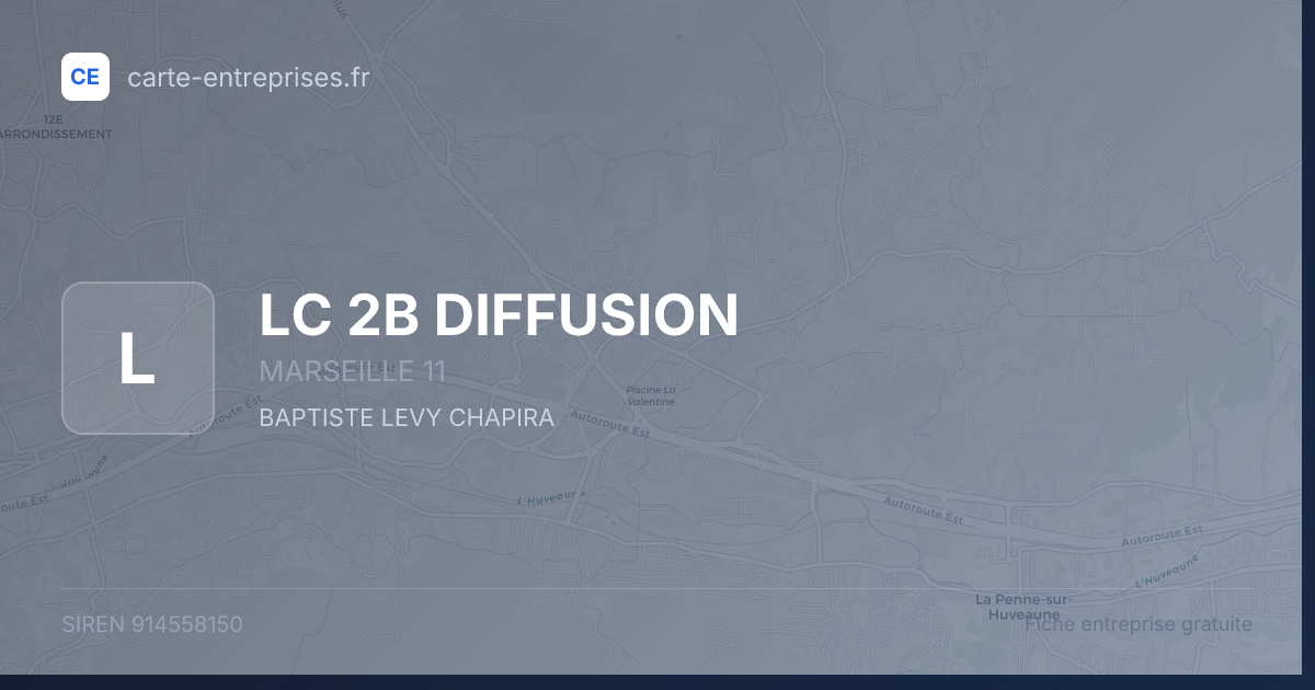 LC 2B DIFFUSION — 914558150 — fiche entreprise