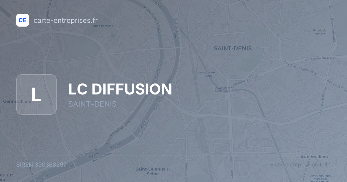 LC DIFFUSION — 390368397 — fiche entreprise