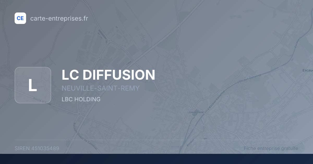 LC DIFFUSION — 451035489 — fiche entreprise