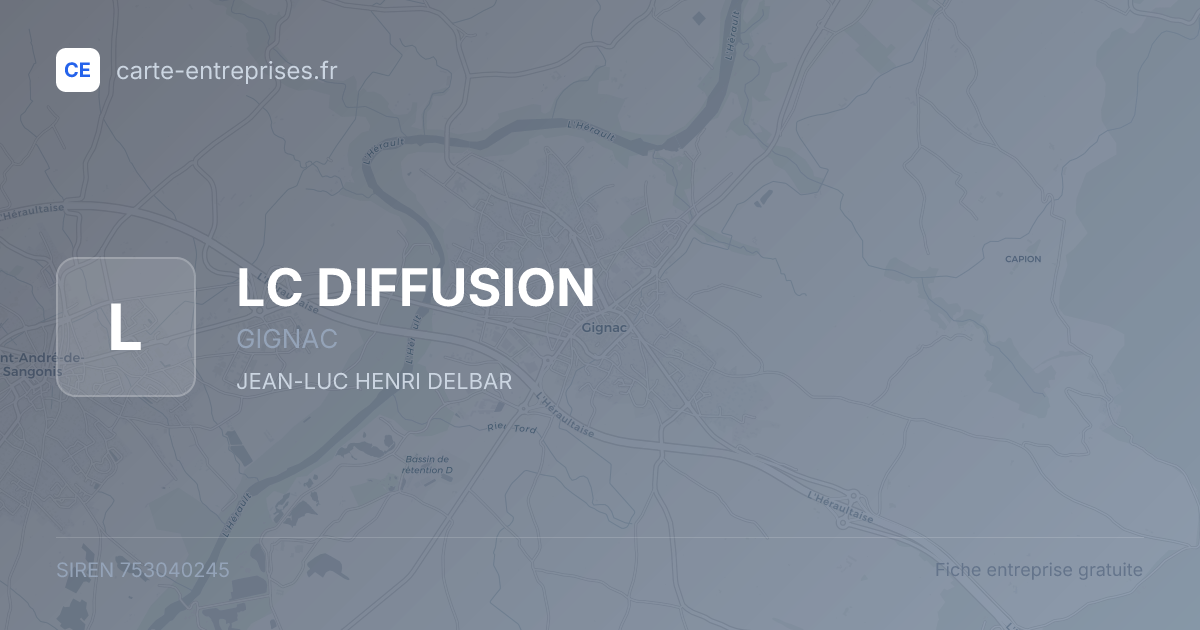 LC DIFFUSION — 753040245 — fiche entreprise