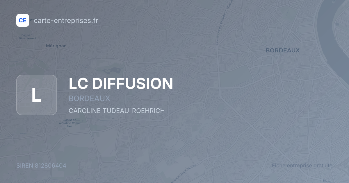 LC DIFFUSION — 812806404 — fiche entreprise