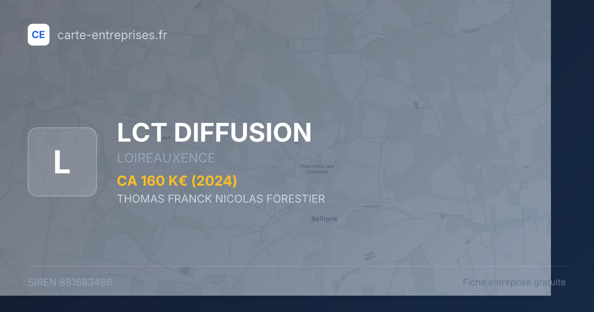 LCT DIFFUSION — 881683486 — fiche entreprise