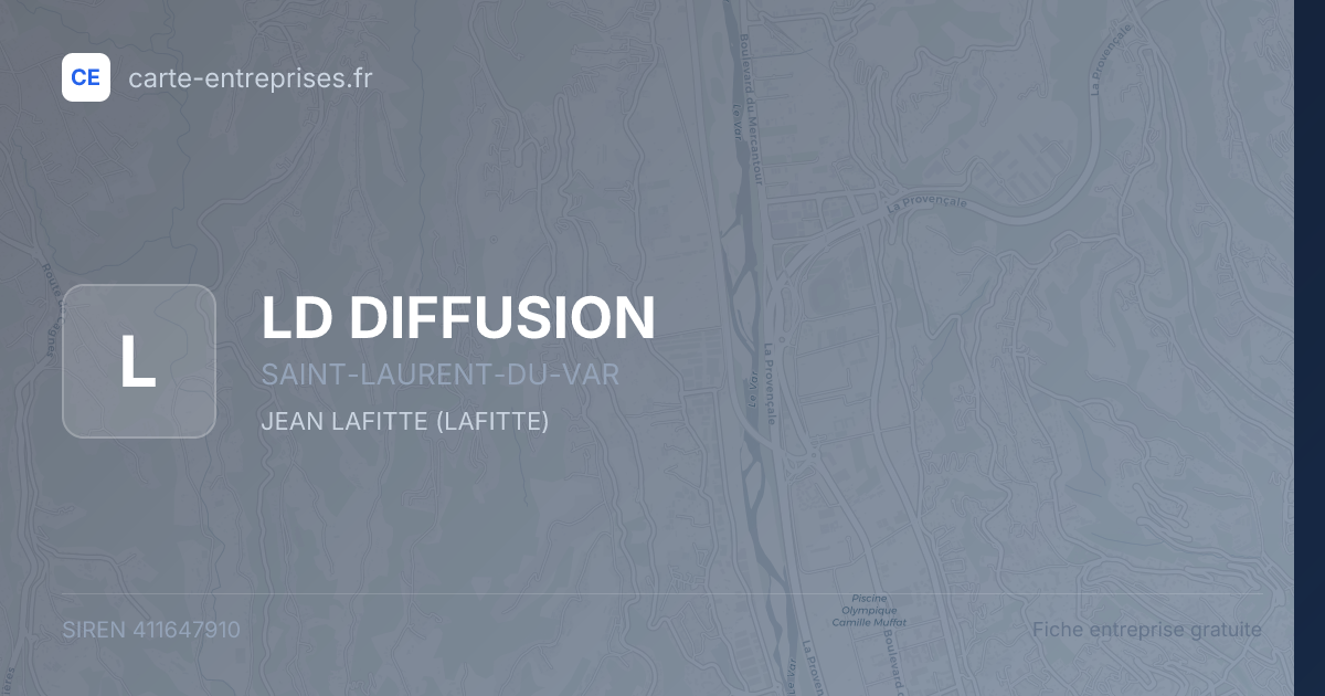 LD DIFFUSION — 411647910 — fiche entreprise