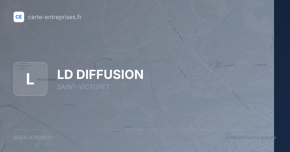 LD DIFFUSION — 479340101 — fiche entreprise