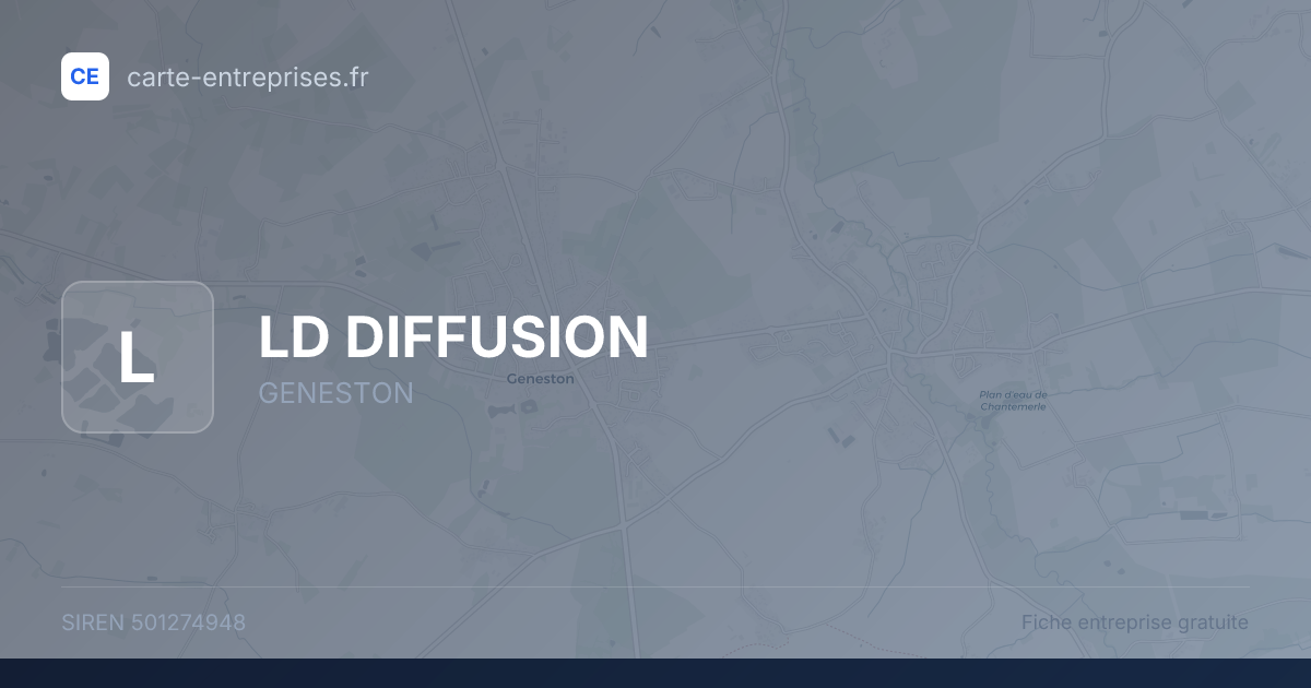 LD DIFFUSION — 501274948 — fiche entreprise