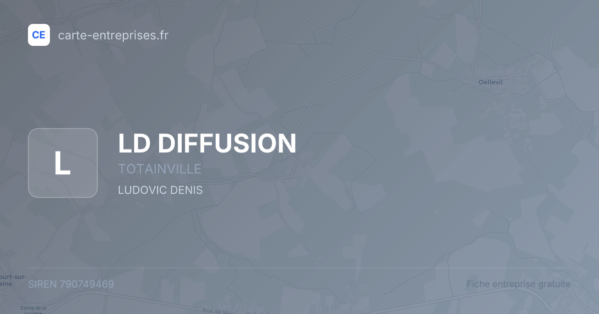 LD DIFFUSION — 790749469 — fiche entreprise