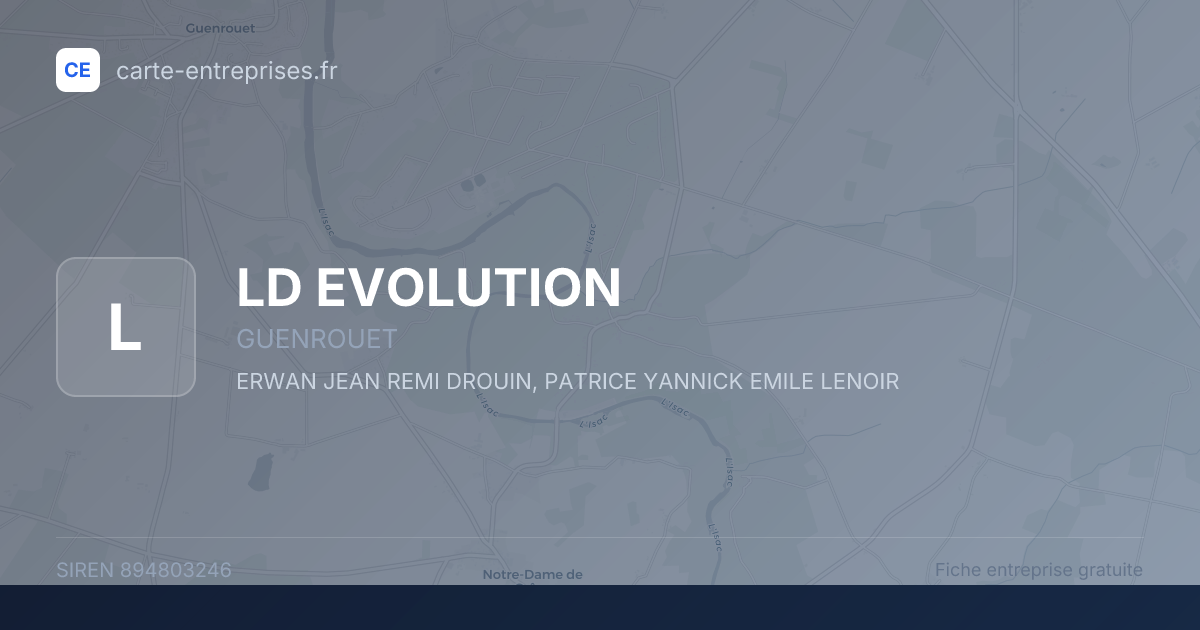 LD EVOLUTION — 894803246 — fiche entreprise