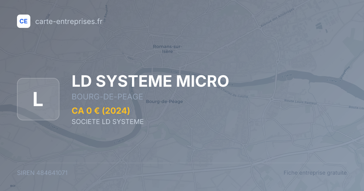LD SYSTEME MICRO — 484641071 — fiche entreprise