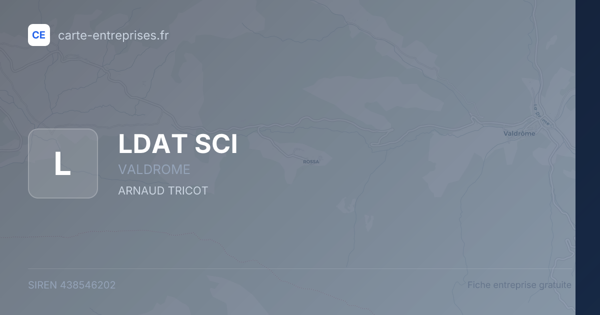 LDAT SCI — 438546202 — fiche entreprise