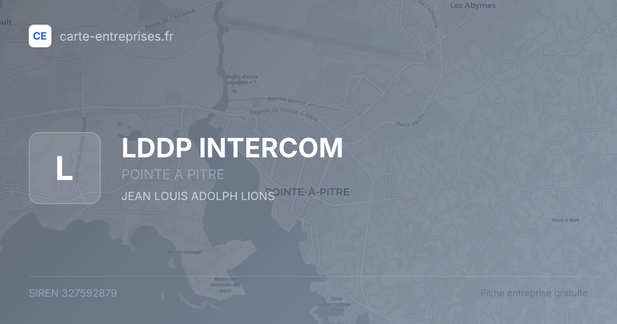 LDDP INTERCOM — 327592879 — fiche entreprise