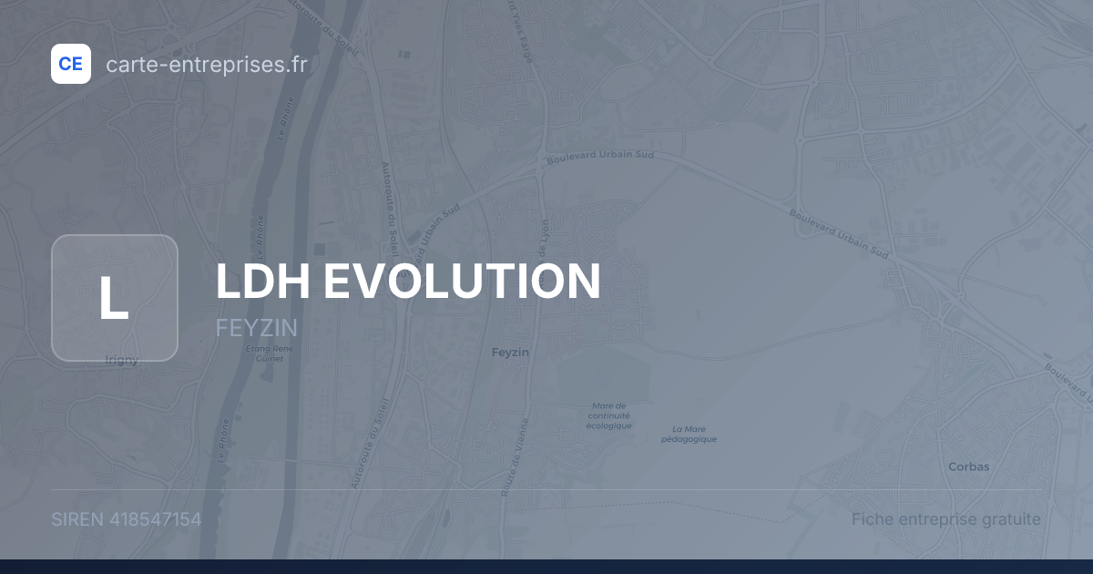 LDH EVOLUTION — 418547154 — fiche entreprise