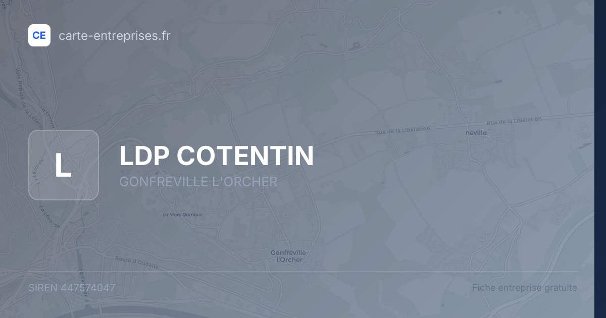 LDP COTENTIN — 447574047 — fiche entreprise
