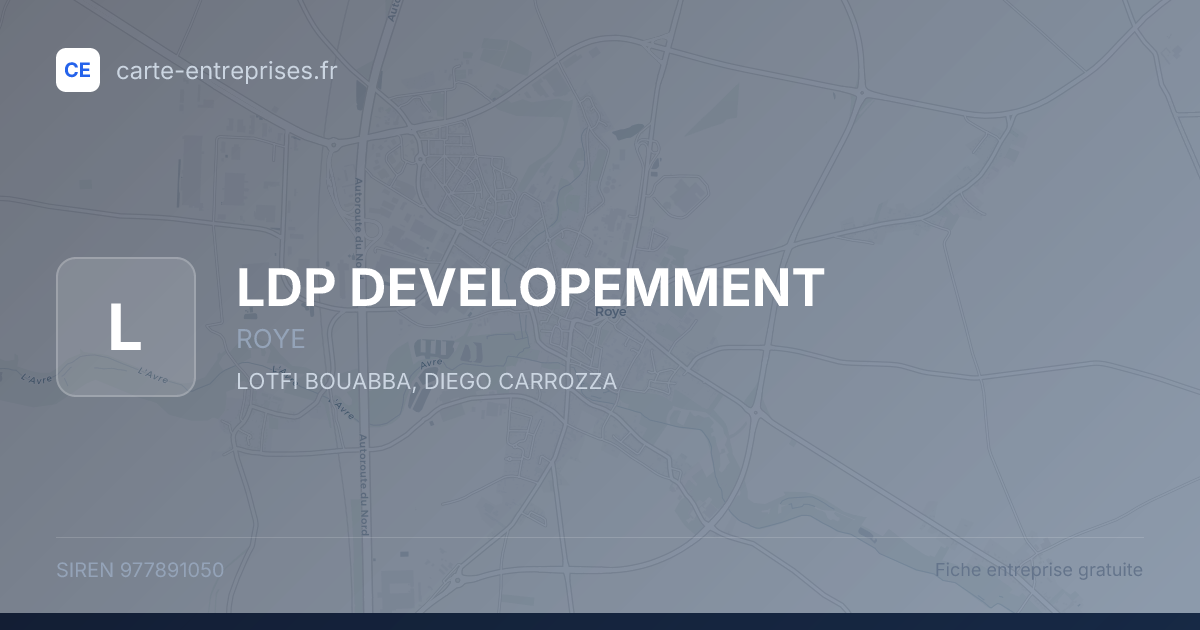 LDP DEVELOPEMMENT — 977891050 — fiche entreprise