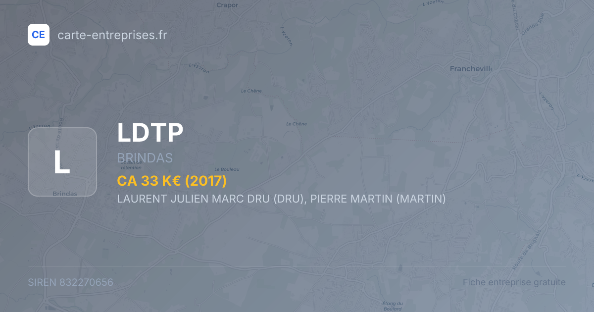 LDTP — 832270656 — fiche entreprise