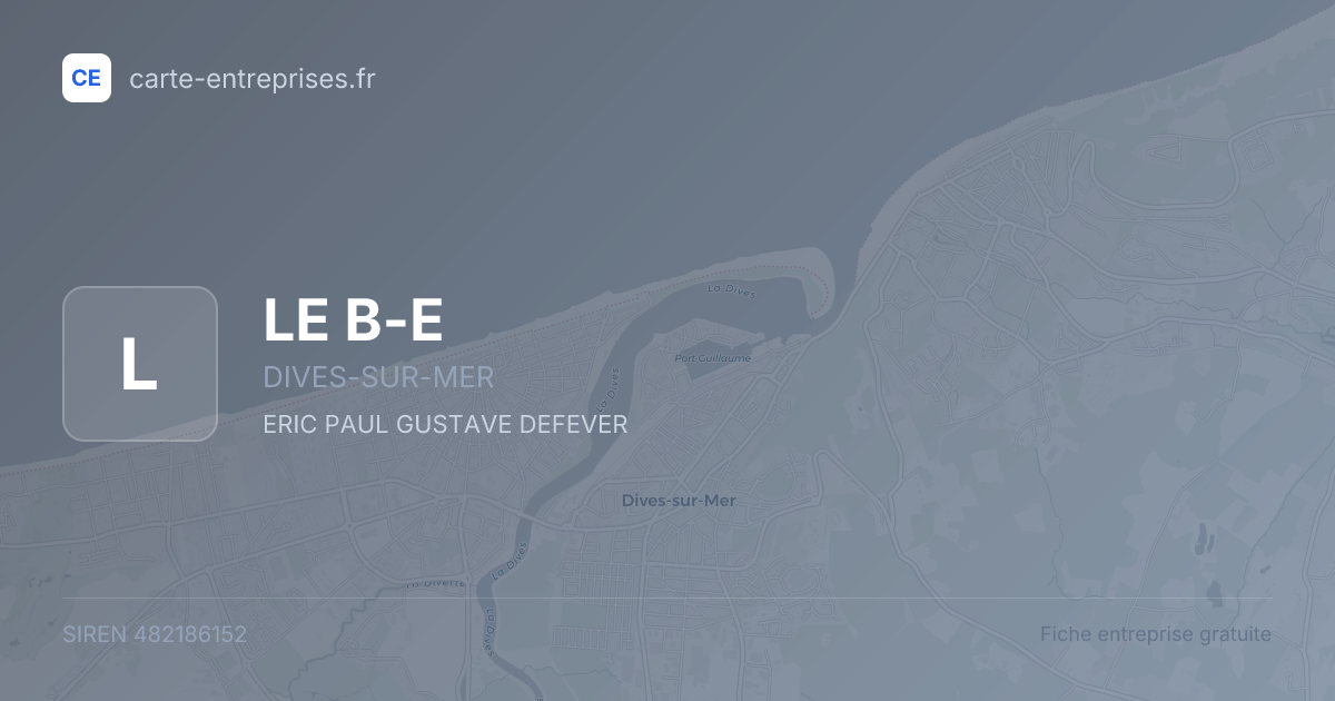 LE B-E — 482186152 — fiche entreprise