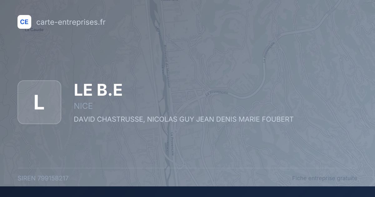 LE B.E — 799158217 — fiche entreprise