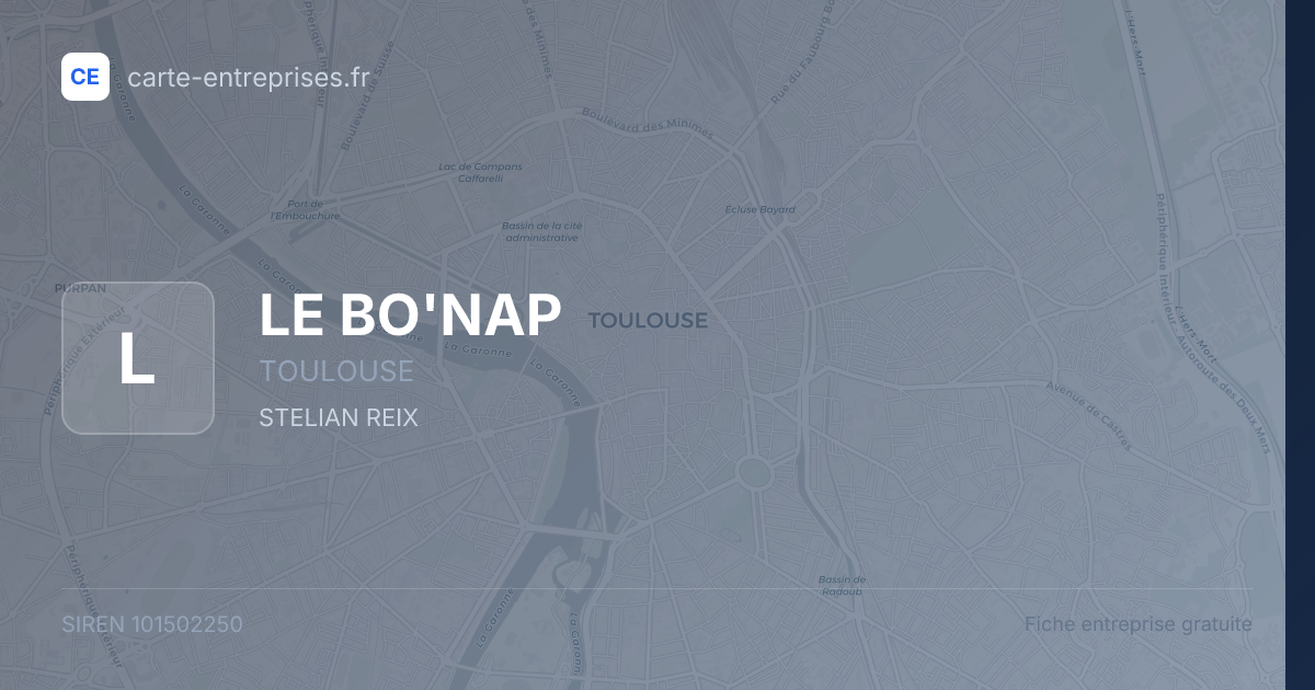 LE BO'NAP — 101502250 — fiche entreprise