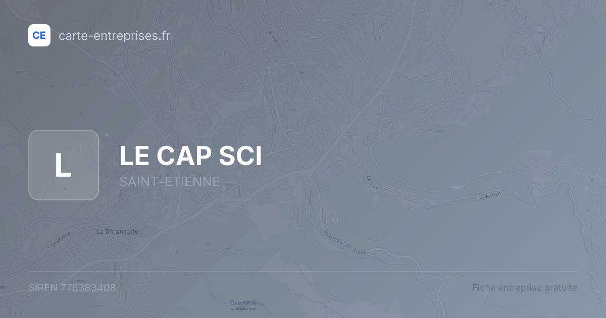 LE CAP SCI — 776383408 — fiche entreprise