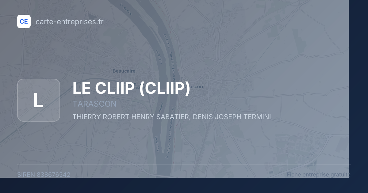LE CLIIP (CLIIP) — 838676542 — fiche entreprise