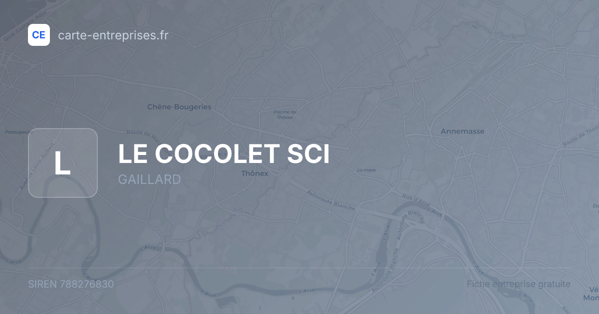 LE COCOLET SCI — 788276830 — fiche entreprise