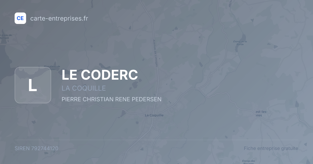 LE CODERC — 792744120 — fiche entreprise