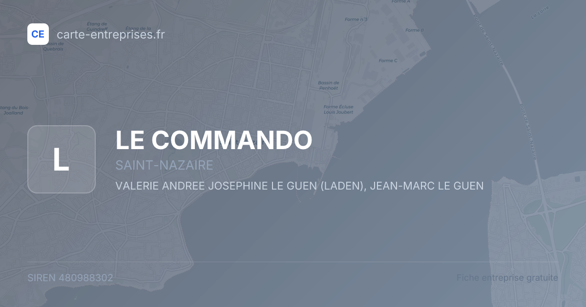 LE COMMANDO — 480988302 — fiche entreprise