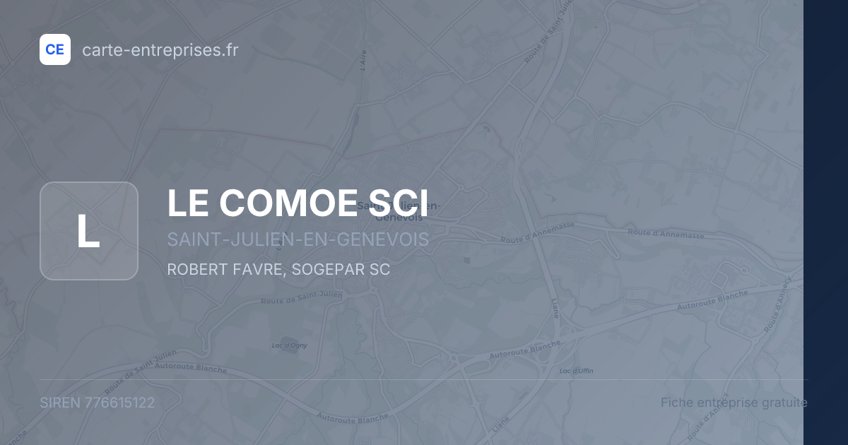 LE COMOE SCI — 776615122 — fiche entreprise