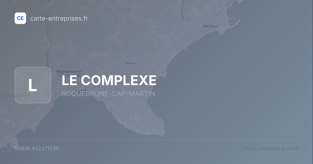 LE COMPLEXE — 442371290 — fiche entreprise