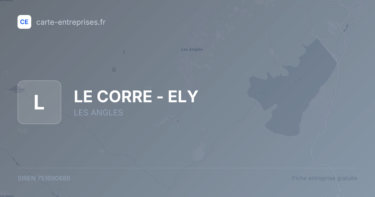 LE CORRE - ELY — 751690686 — fiche entreprise