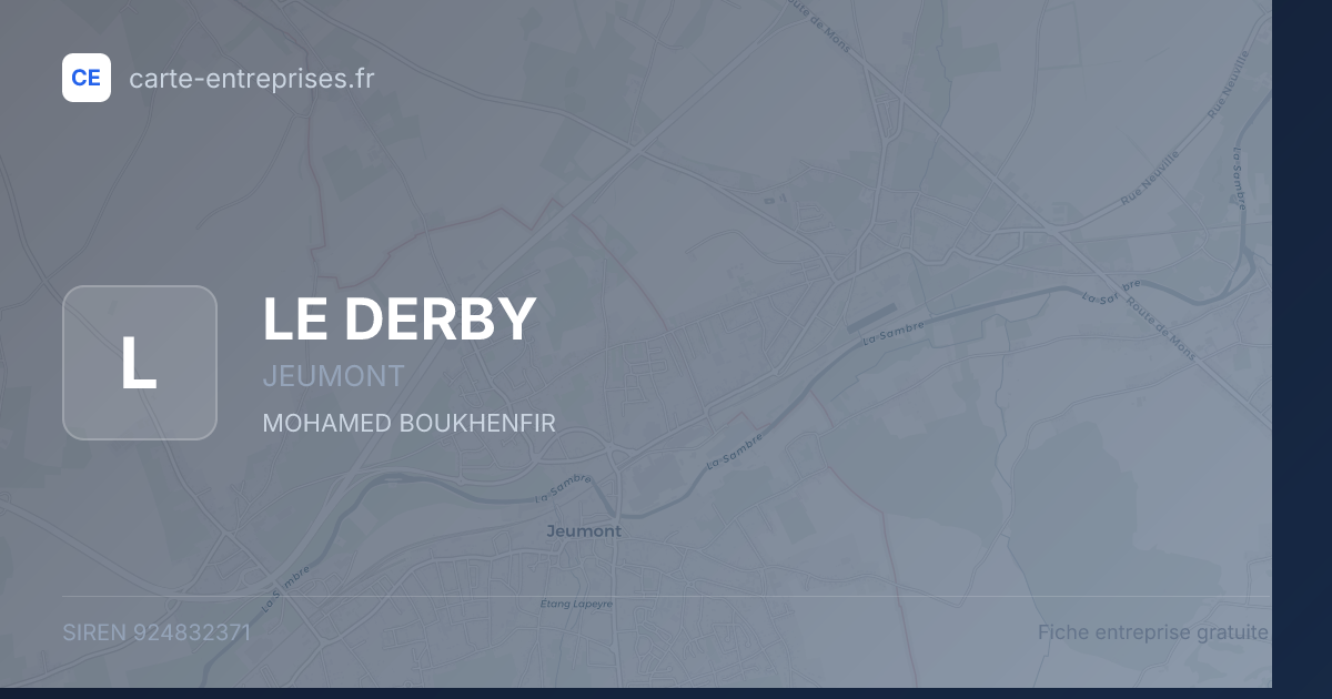 LE DERBY — 924832371 — fiche entreprise