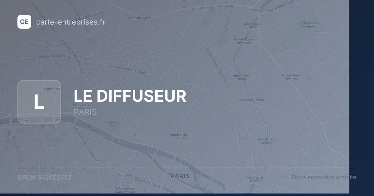 LE DIFFUSEUR — 682002753 — fiche entreprise