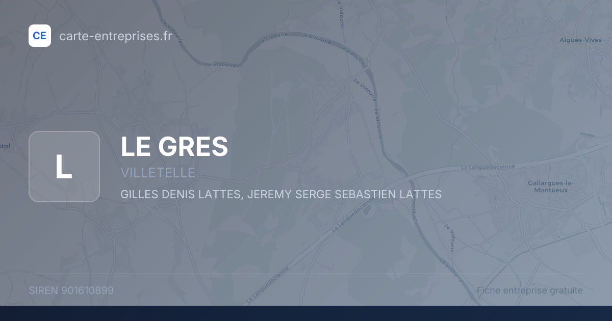LE GRES — 901610899 — fiche entreprise