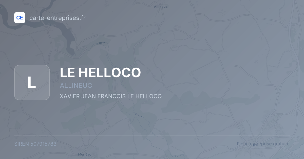 LE HELLOCO — 507915783 — fiche entreprise