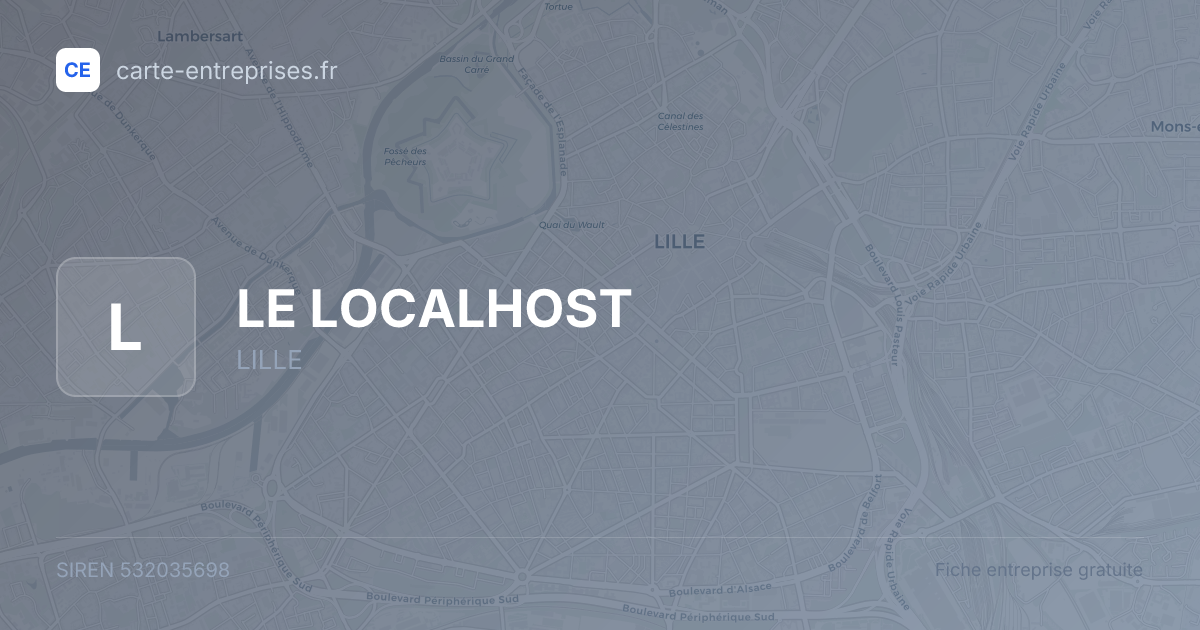 LE LOCALHOST — 532035698 — fiche entreprise