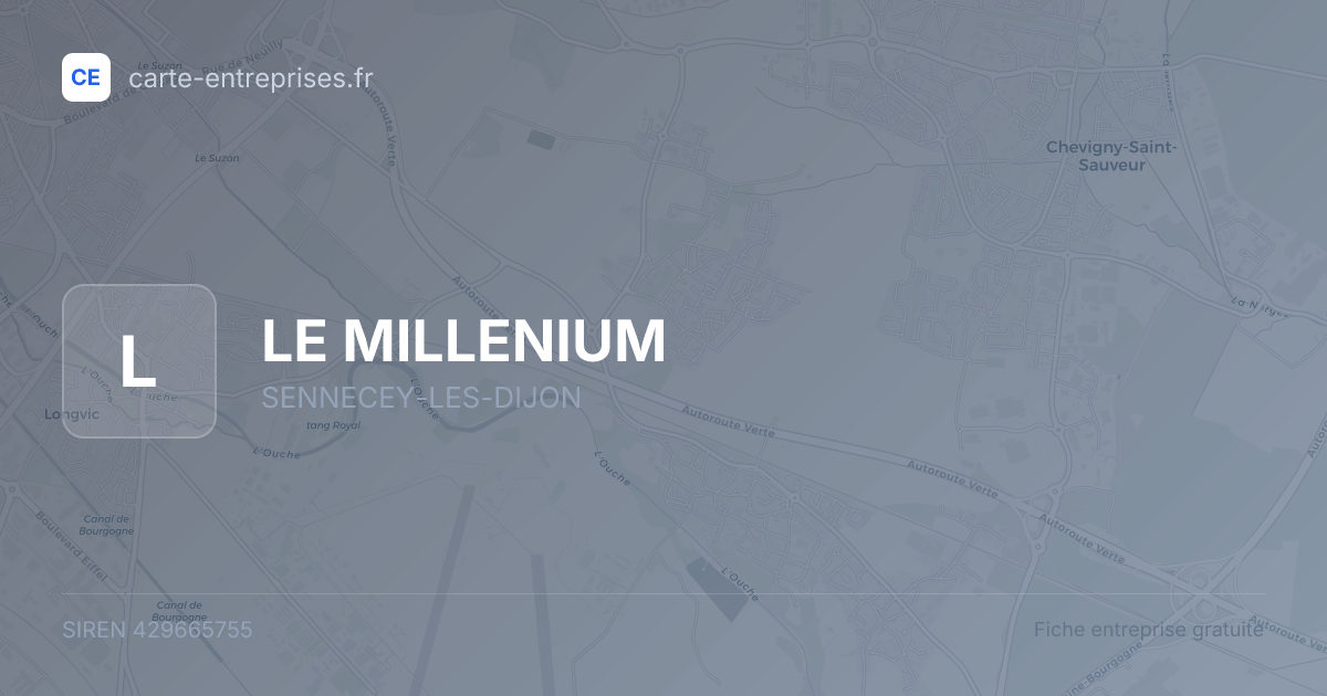 LE MILLENIUM — 429665755 — fiche entreprise