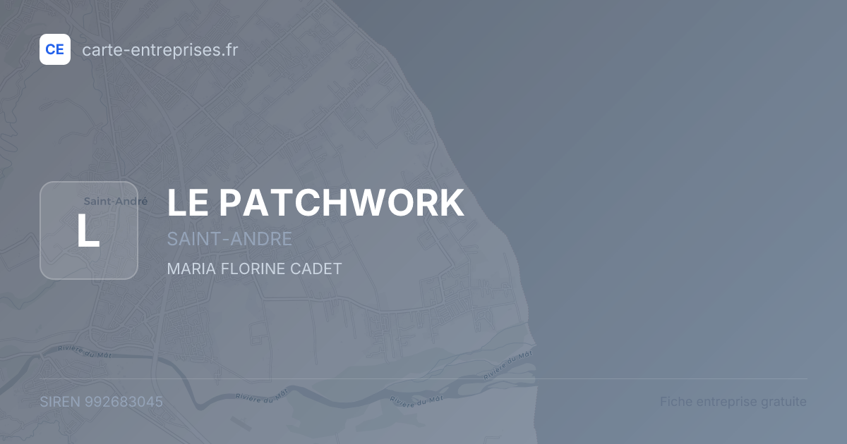 LE PATCHWORK — 992683045 — fiche entreprise