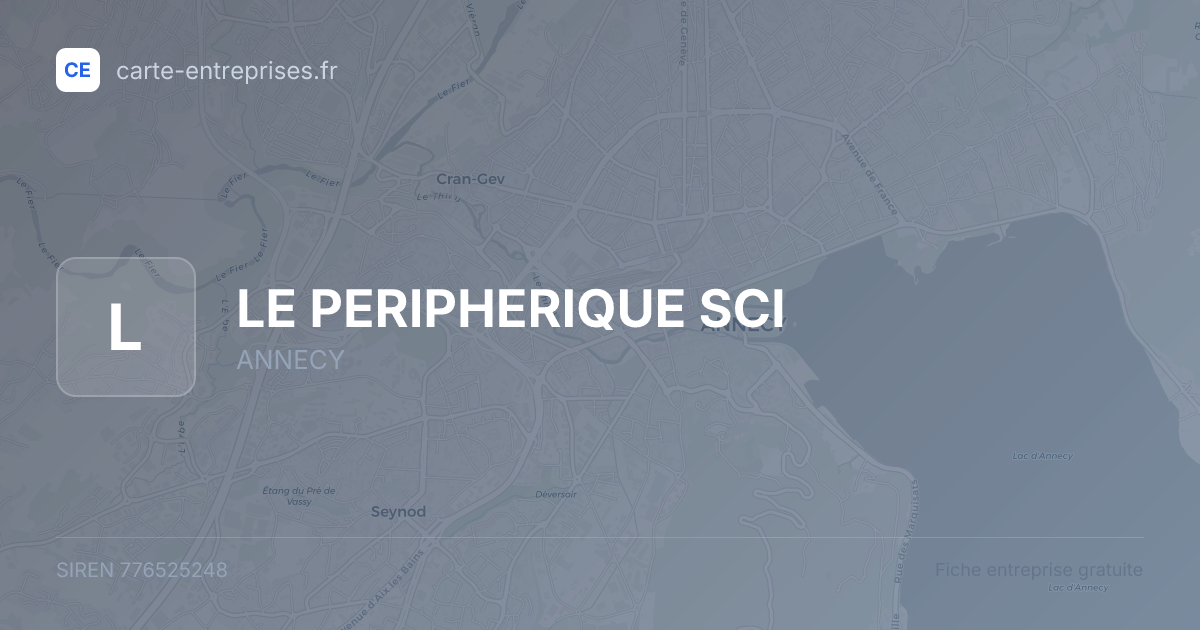 LE PERIPHERIQUE SCI — 776525248 — fiche entreprise