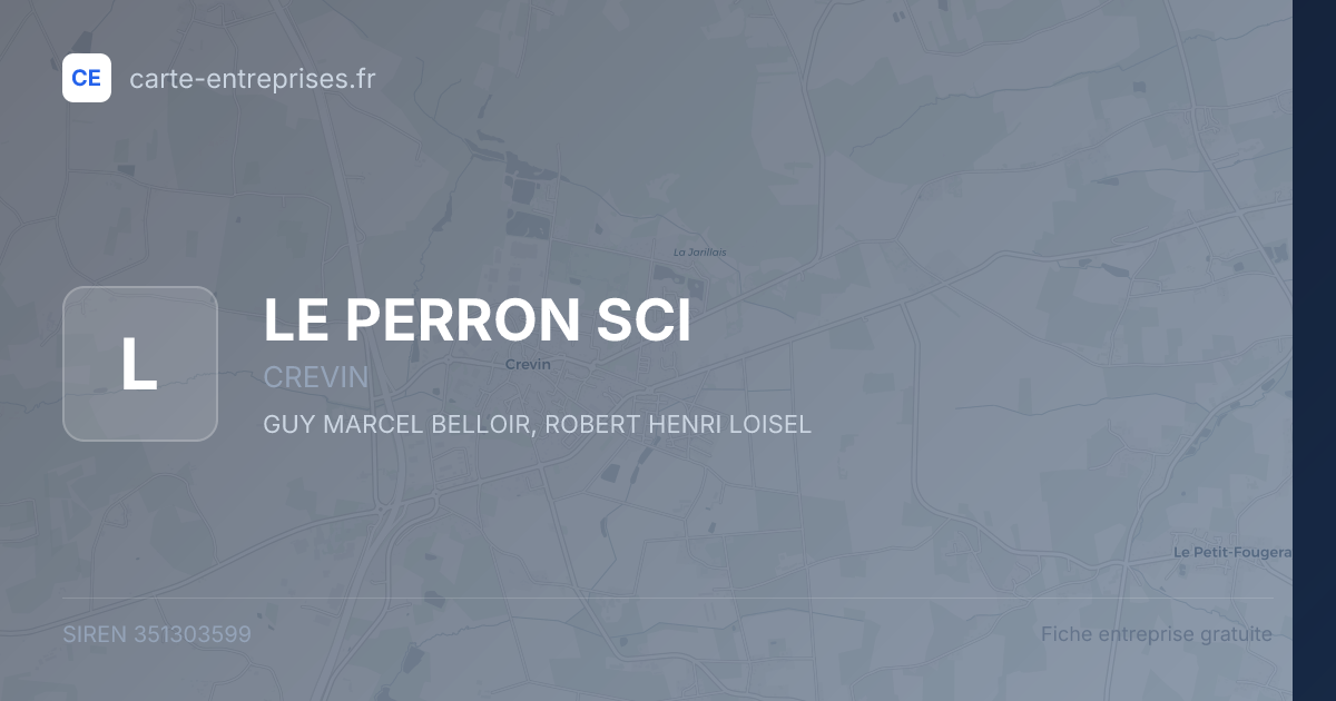LE PERRON SCI — 351303599 — fiche entreprise