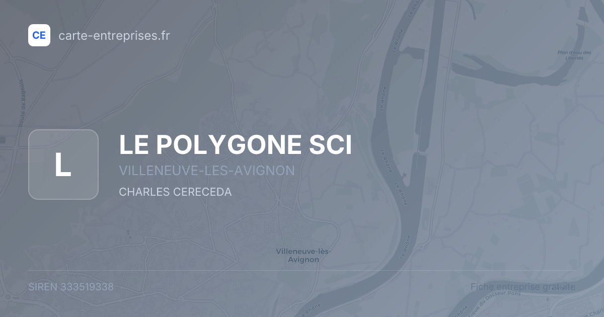 LE POLYGONE SCI — 333519338 — fiche entreprise