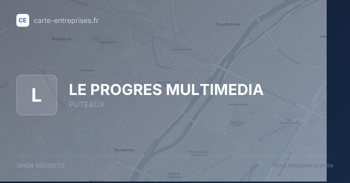 LE PROGRES MULTIMEDIA — 495305112 — fiche entreprise
