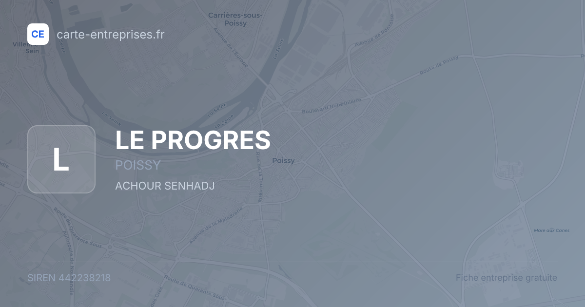 LE PROGRES — 442238218 — fiche entreprise