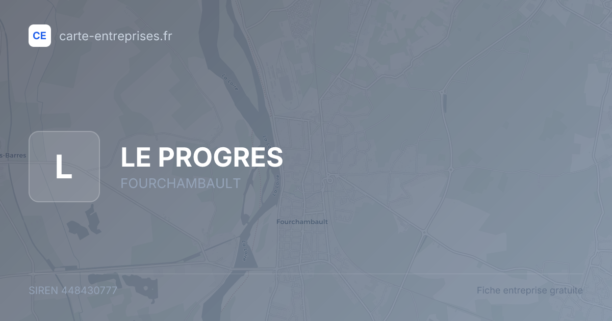 LE PROGRES — 448430777 — fiche entreprise