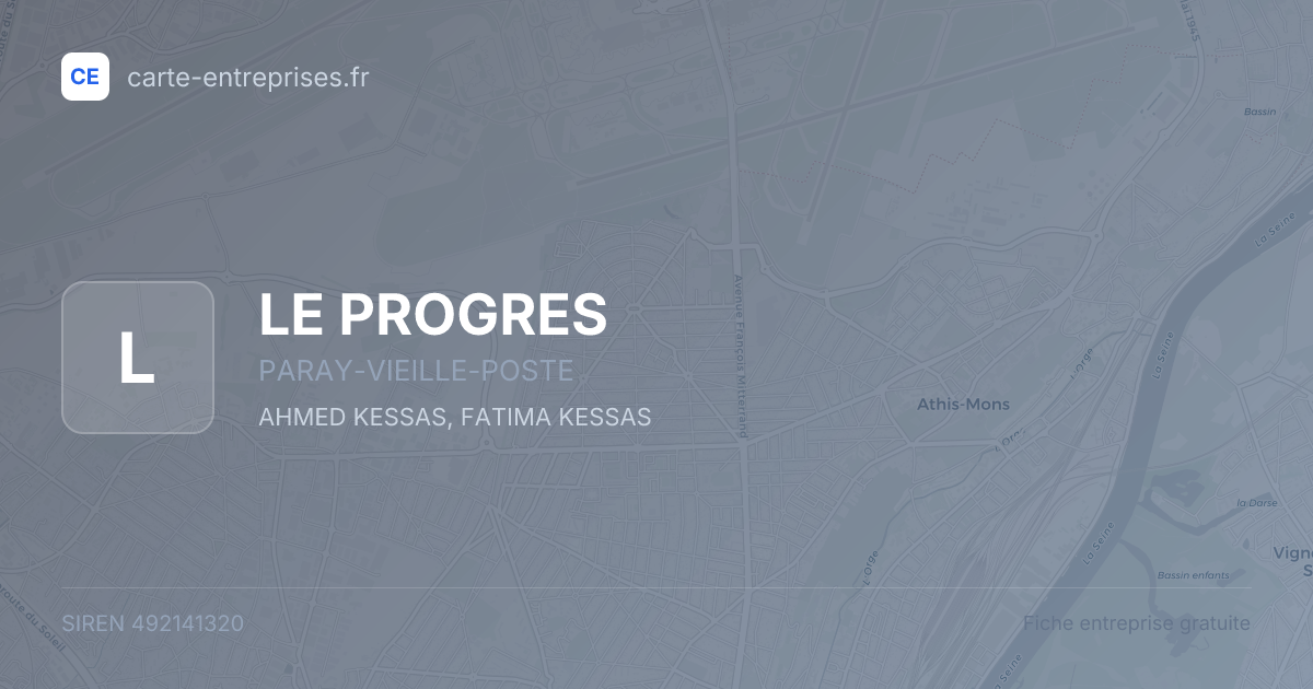 LE PROGRES — 492141320 — fiche entreprise