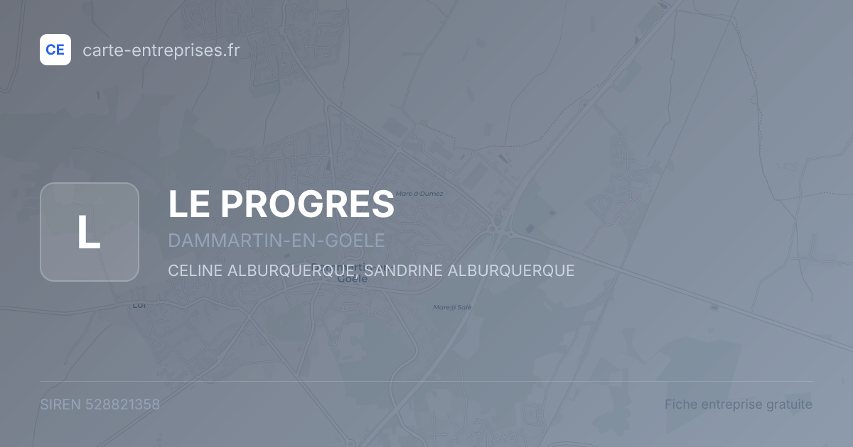 LE PROGRES — 528821358 — fiche entreprise