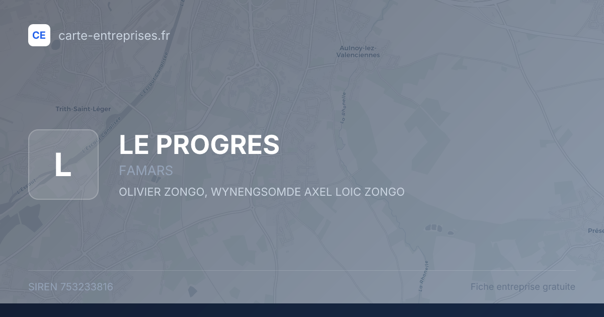 LE PROGRES — 753233816 — fiche entreprise