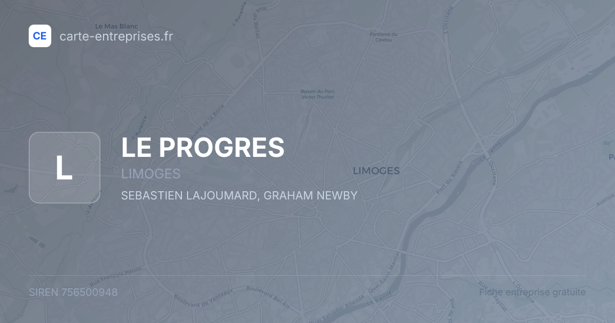 LE PROGRES — 756500948 — fiche entreprise